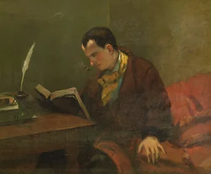 Portret van Charles Baudelaire (1821-67) 1847